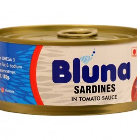 Bluna Sardines In Tomato Sauce   Tin  180 grams